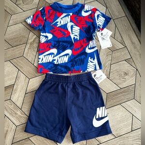 Nike Kids Matching Set - Blue and Red